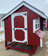 06X10 Quaker Combination Coop LP Panel Siding Located in Brownton Minnesota